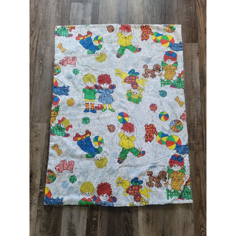 Vintage Handmade Baby Crib Blanket 42x32